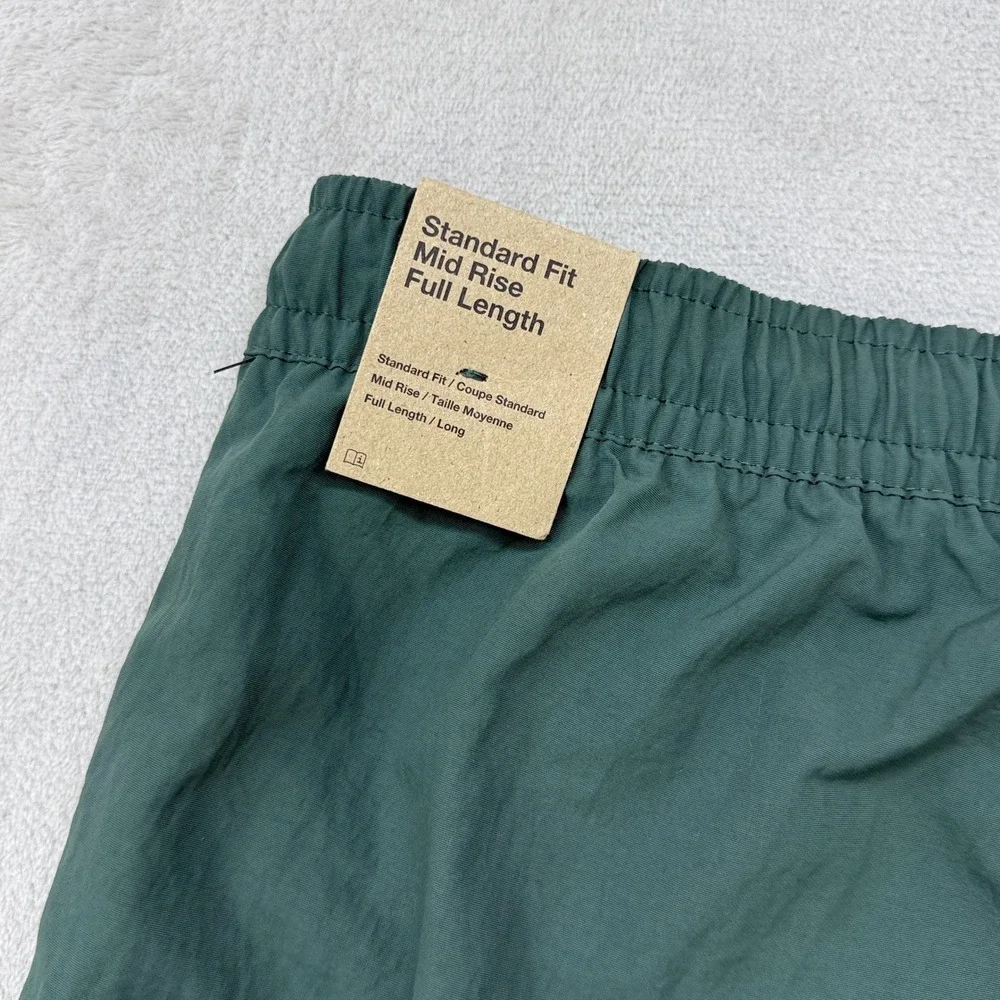 Nike Woven Track Pants Mens XL Green Bungee Cuff Nylon Sportswear FQ3588-338